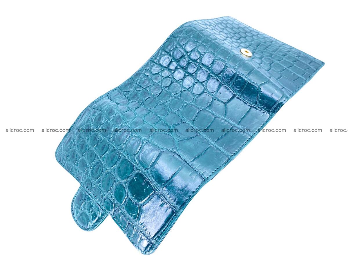 Handcrafted Crocodile skin wallet 1690 Foto 6