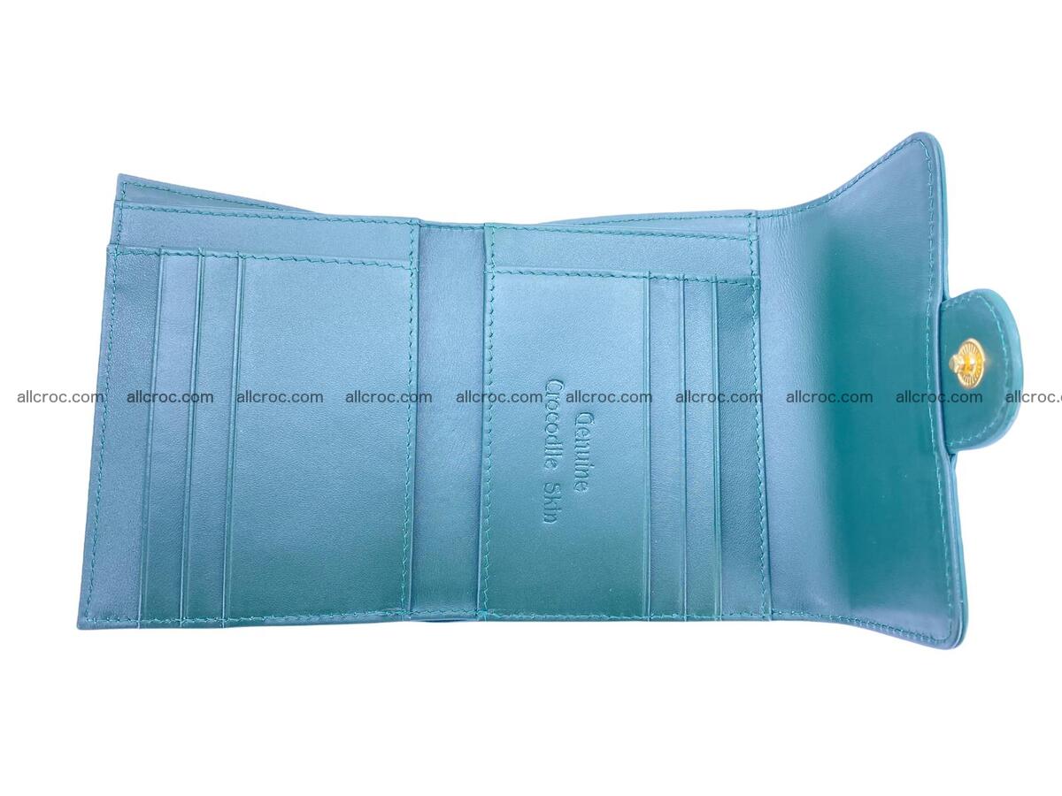 Handcrafted Crocodile skin wallet 1690 Foto 11