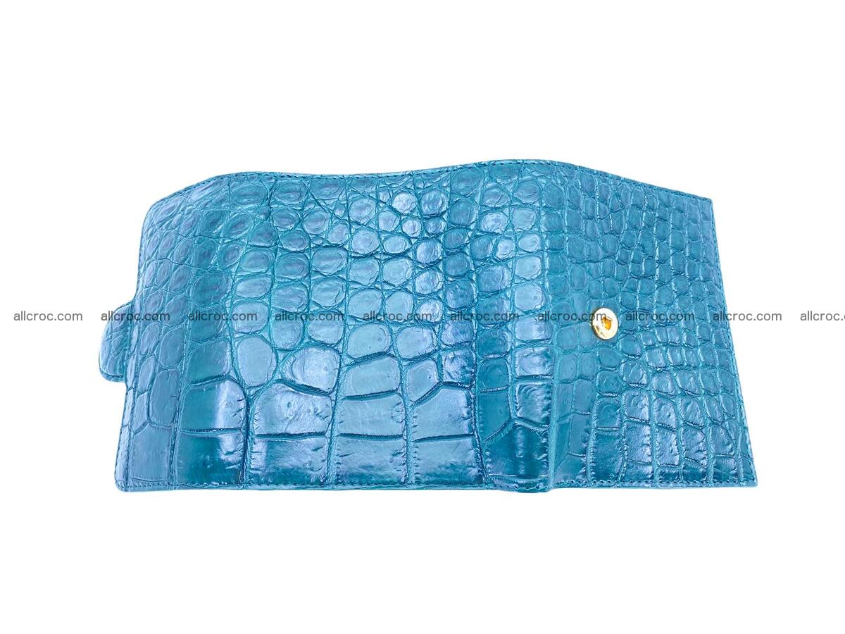 Handcrafted Crocodile skin wallet 1690 Foto 7