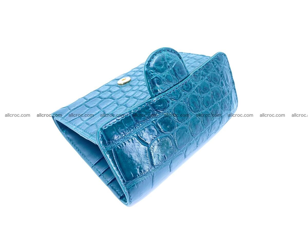 Handcrafted Crocodile skin wallet 1690 Foto 9