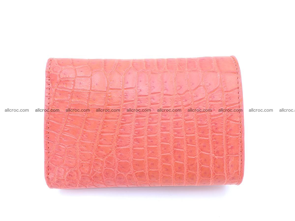 Women’s crocodile skin wallet medium trifold 1389 Foto 5