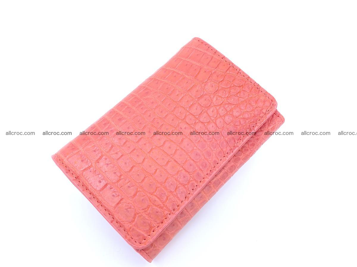 Women’s crocodile skin wallet medium trifold 1389 Foto 0