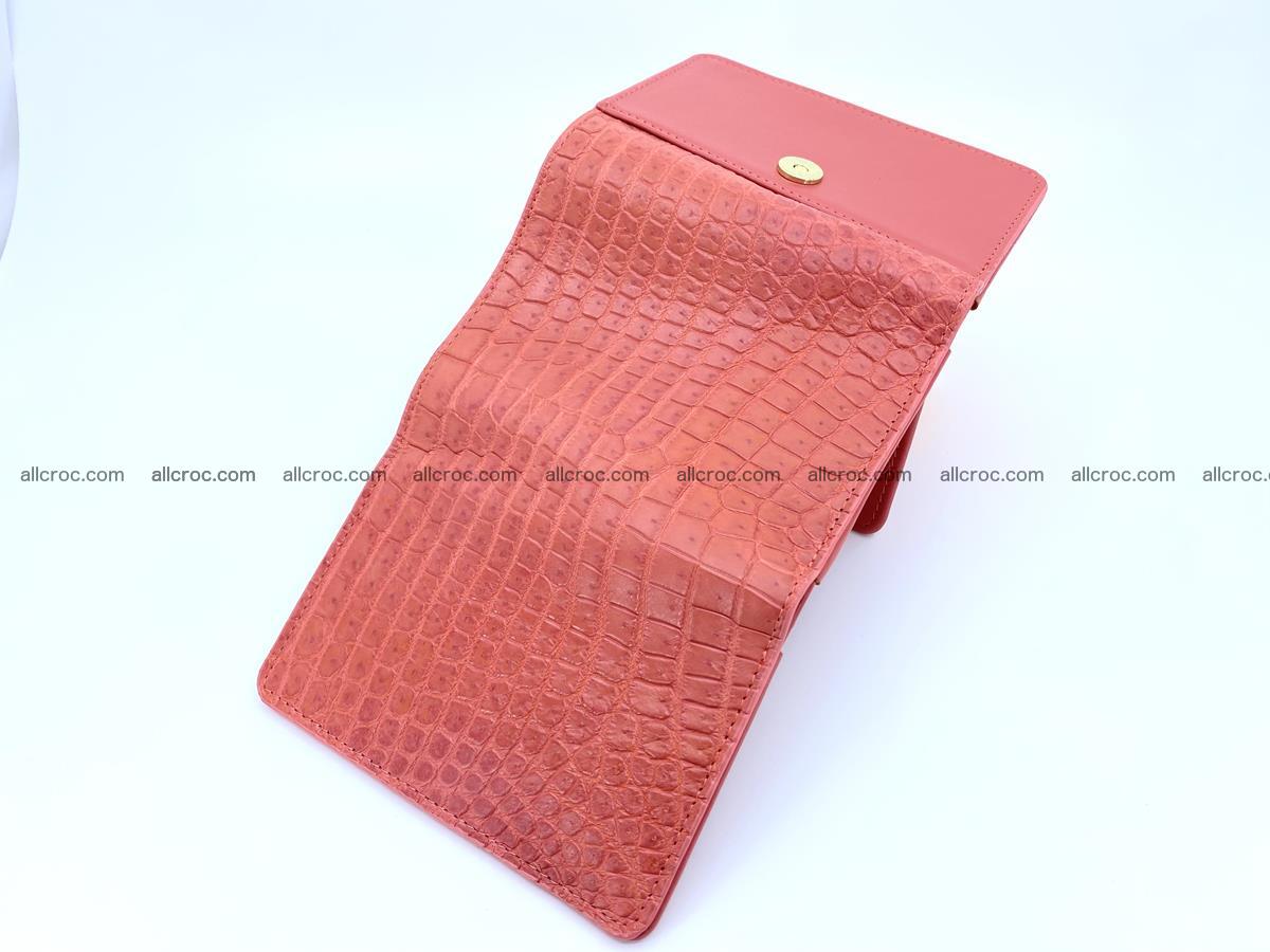 Women’s crocodile skin wallet medium trifold 1389 Foto 2