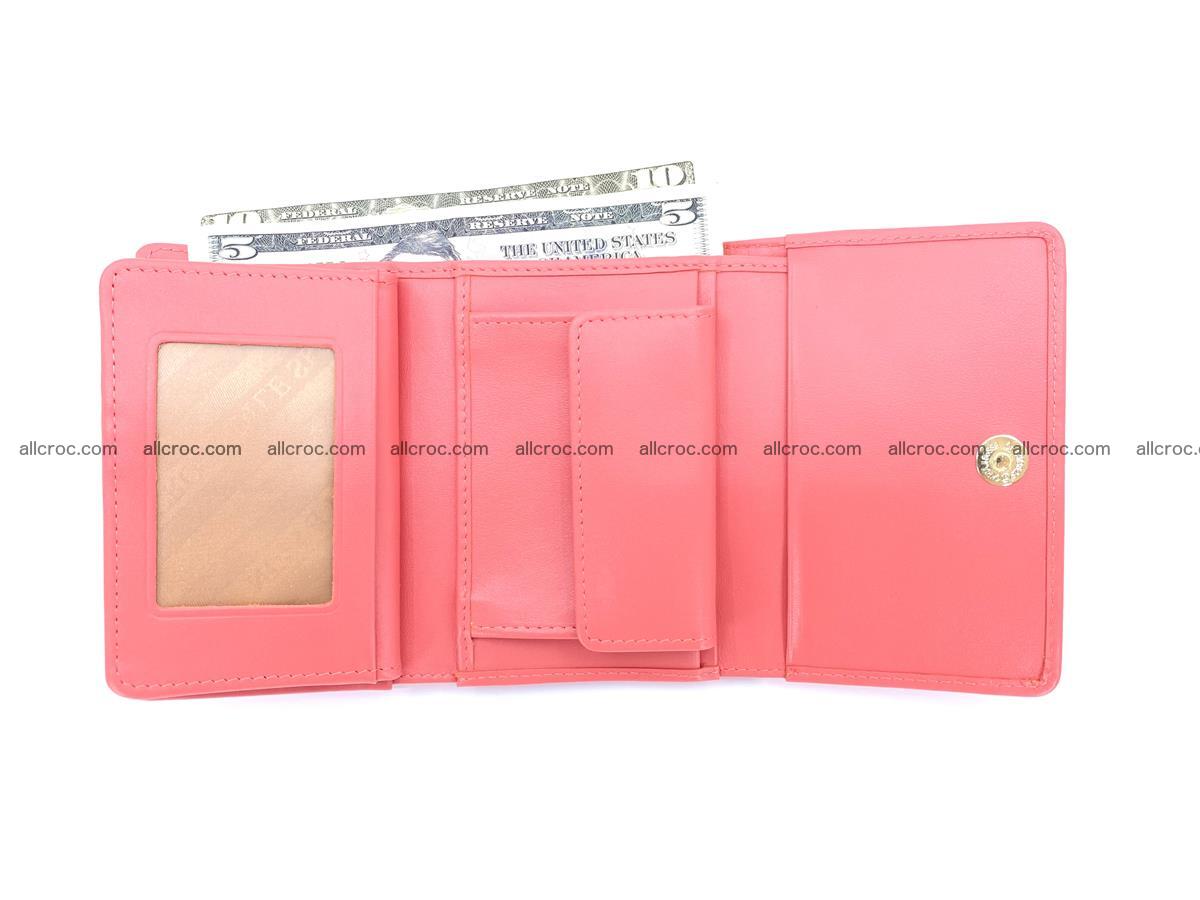 Women’s crocodile skin wallet medium trifold 1389 Foto 4