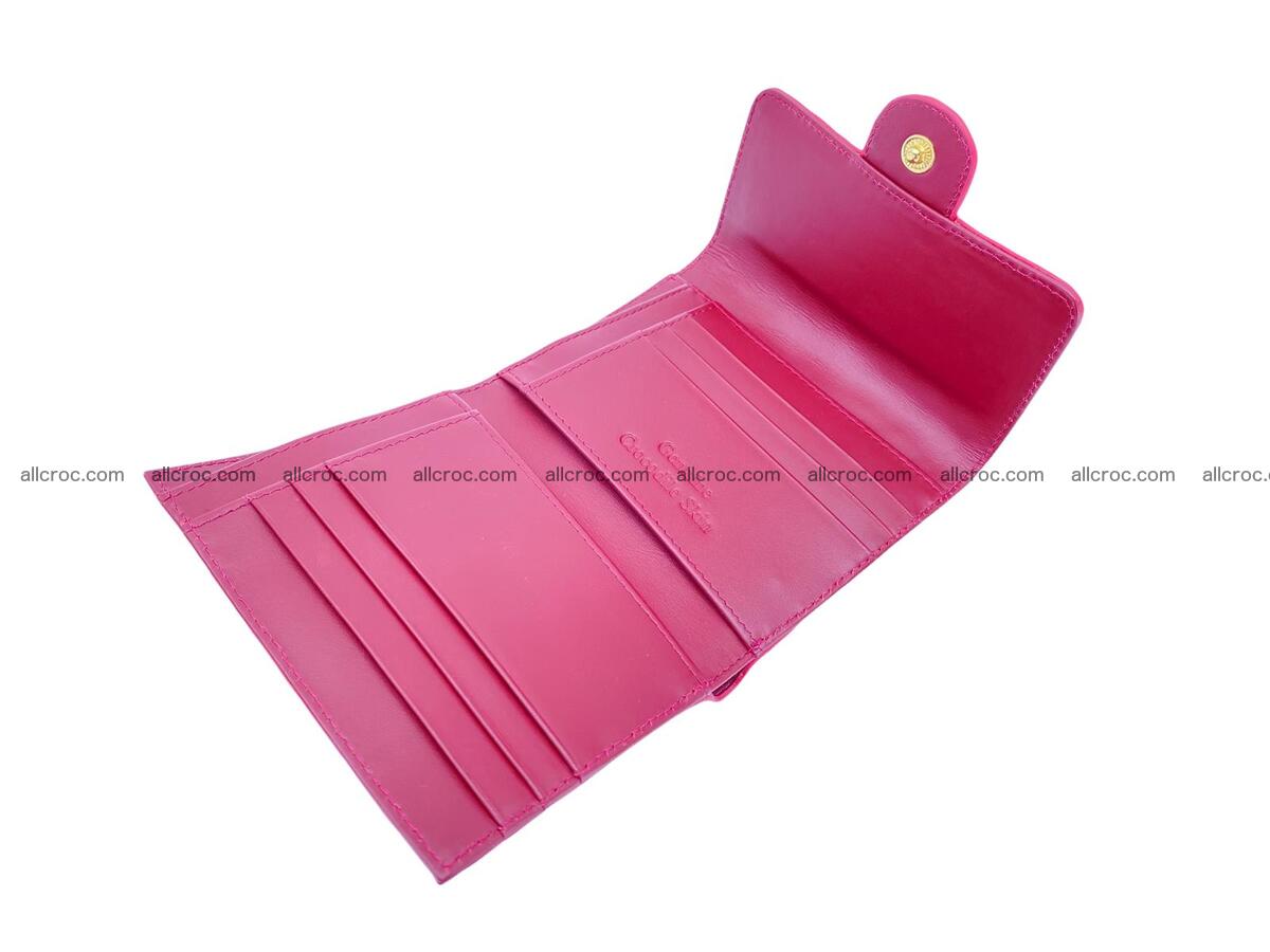 Handcrafted Crocodile skin wallet 1687 Foto 7