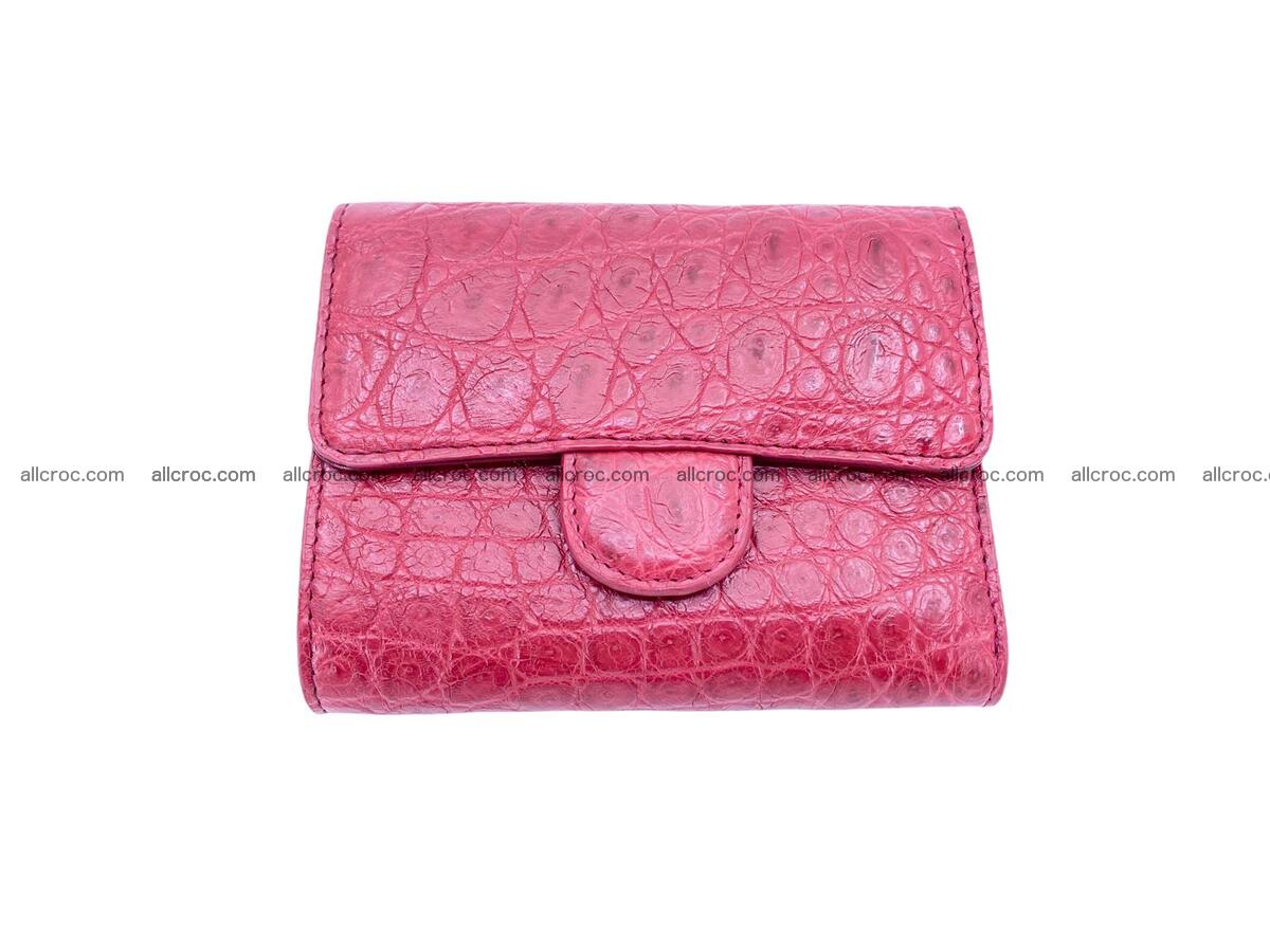 Handcrafted Crocodile skin wallet 1687 Foto 3