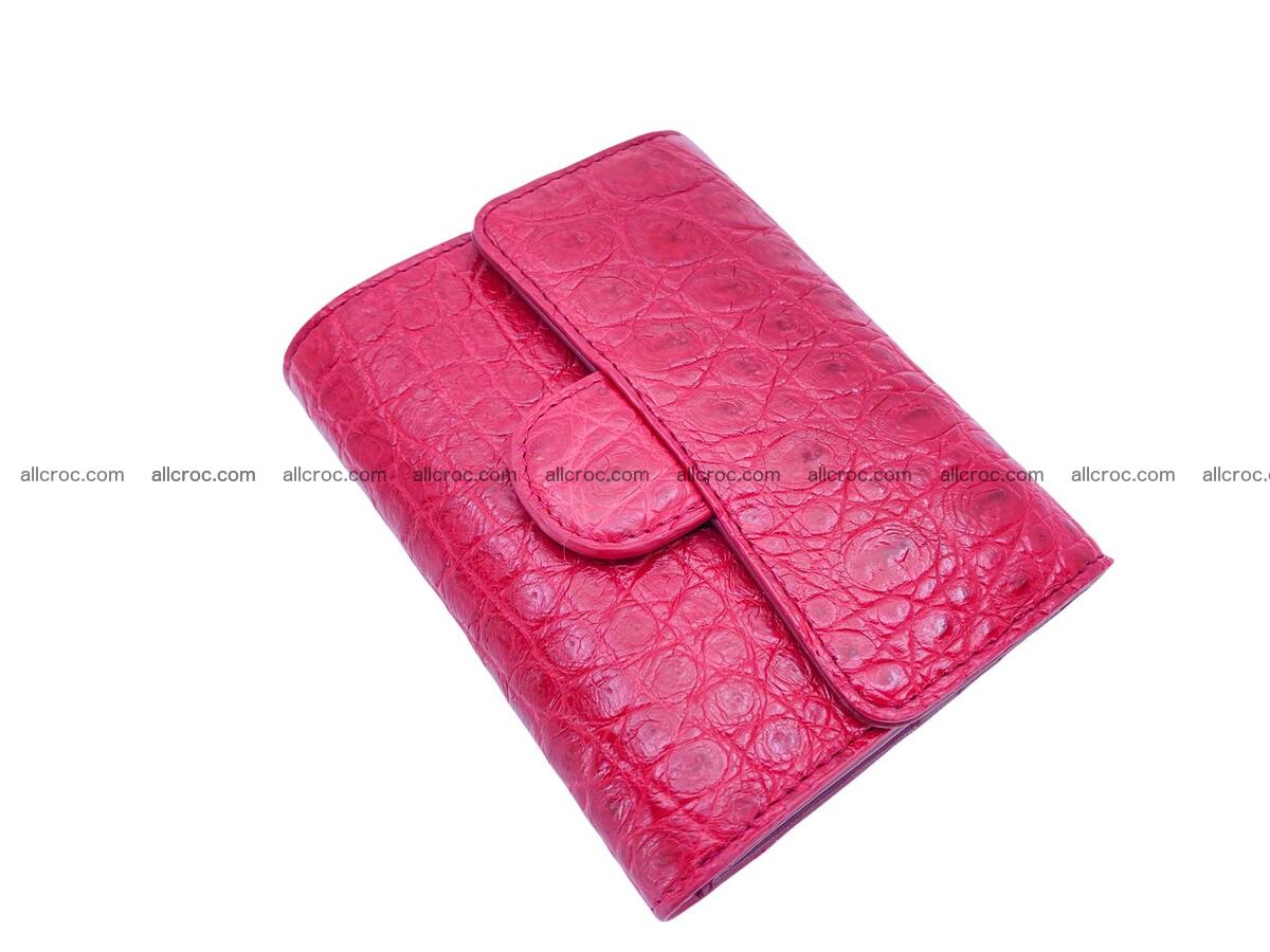 Handcrafted Crocodile skin wallet 1687 Foto 1