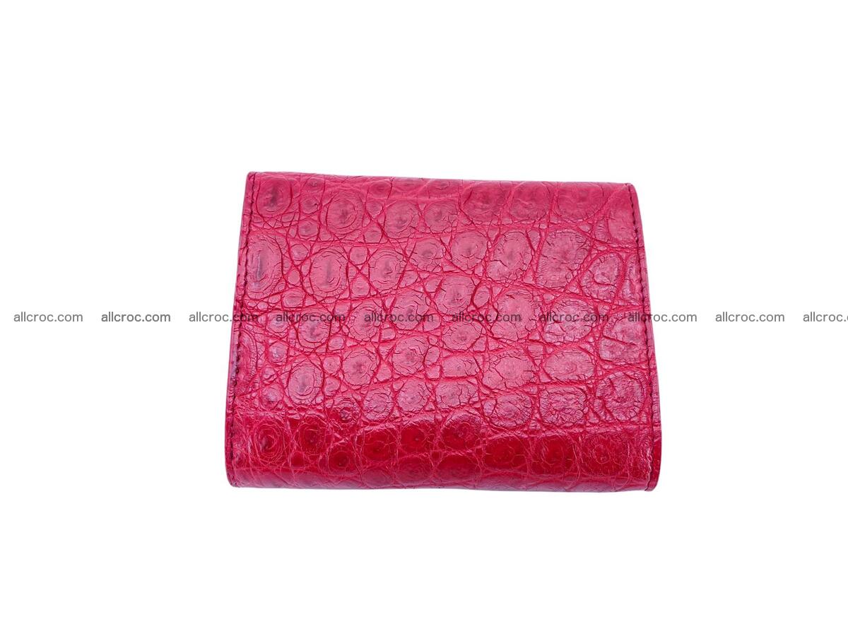 Handcrafted Crocodile skin wallet 1687 Foto 4