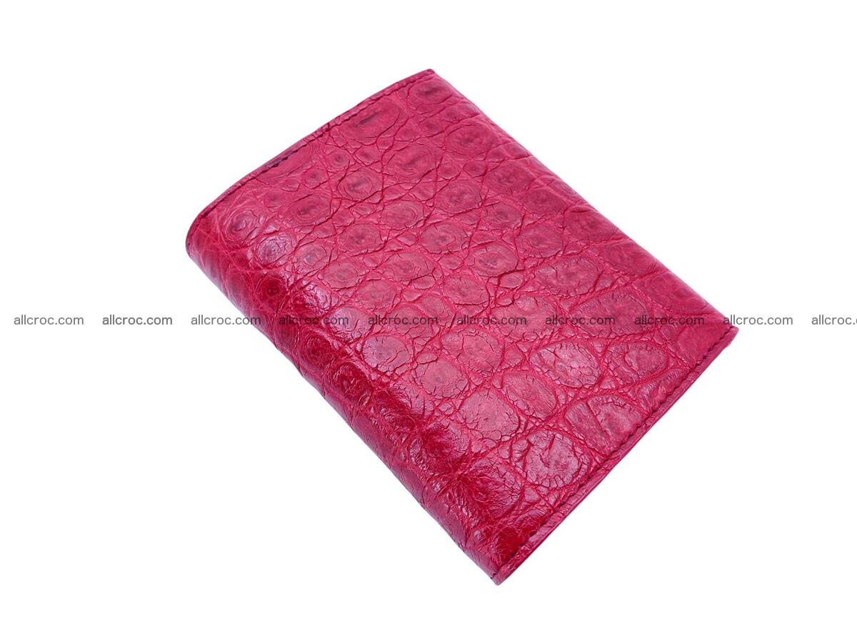 Handcrafted Crocodile skin wallet 1687 Foto 2