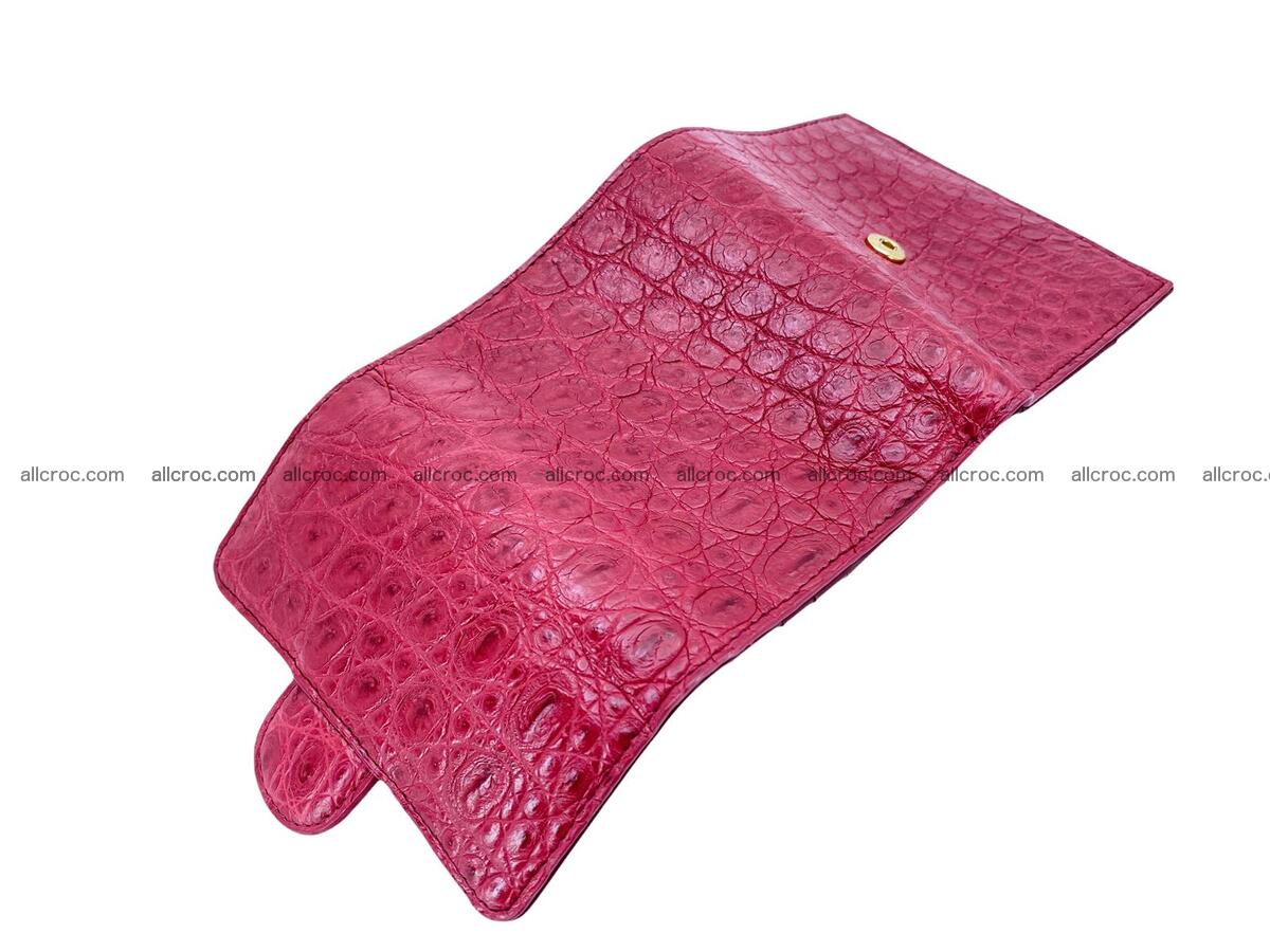 Handcrafted Crocodile skin wallet 1687 Foto 6
