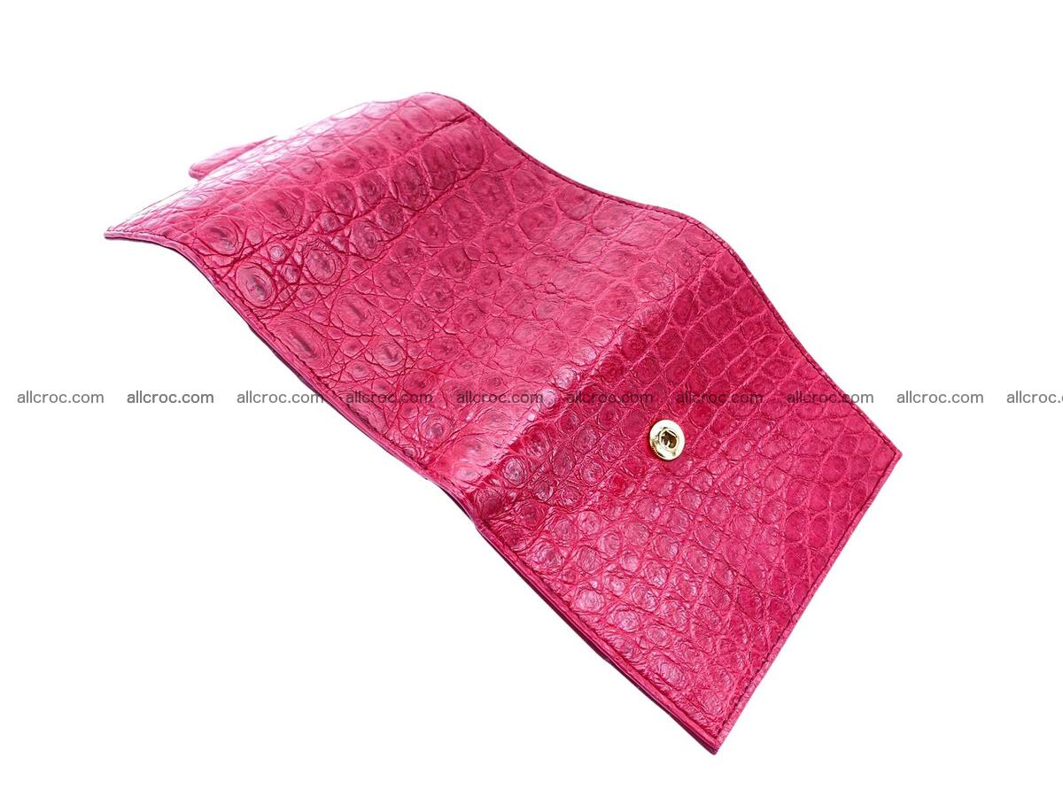 Handcrafted Crocodile skin wallet 1687 Foto 5