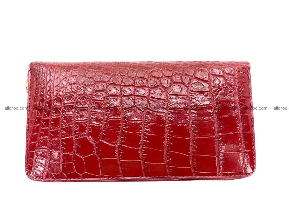 Zip crocodile skin wallet 2233 Foto 1